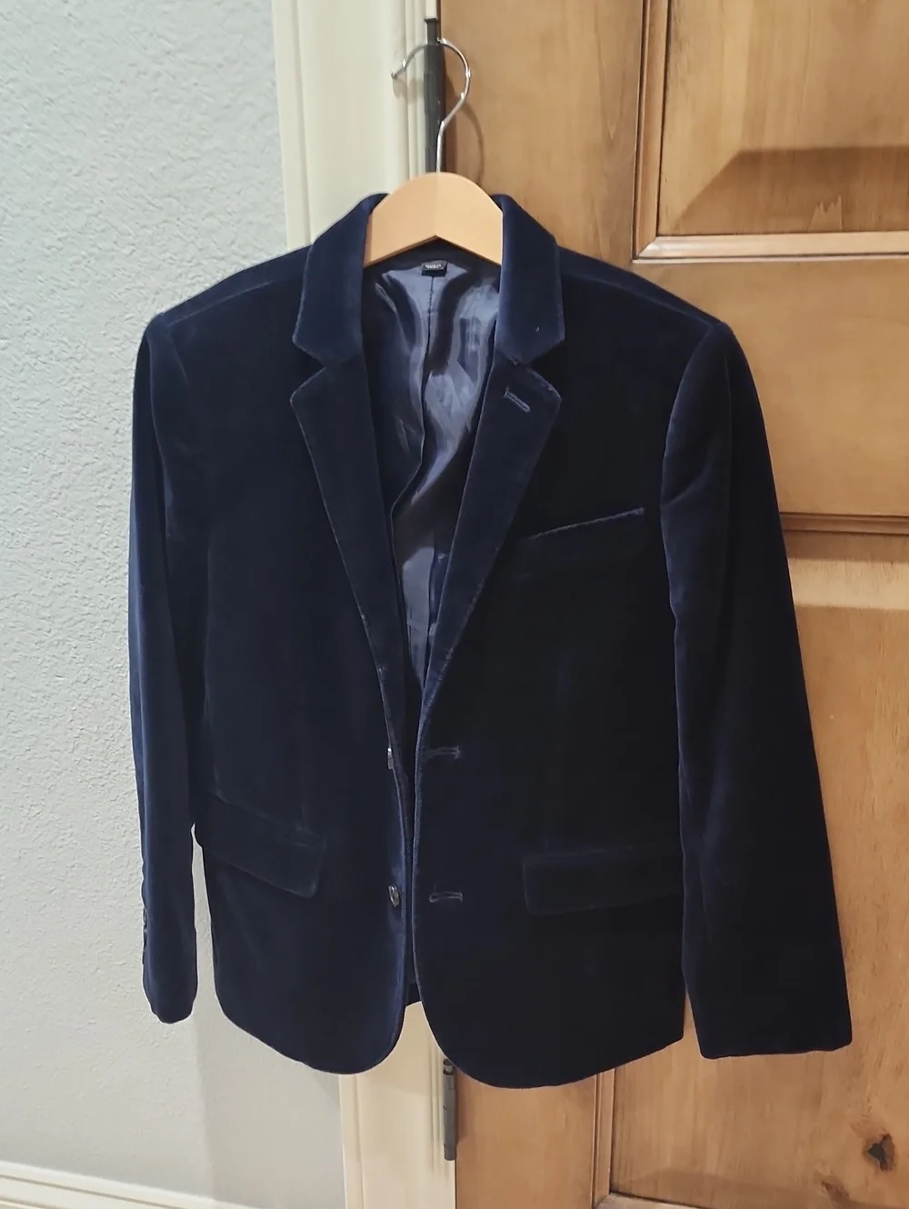 Crewcuts Boys' Navy Velvet Blazer